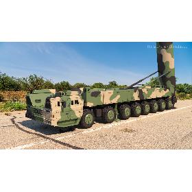 3D ICBM Launch Vehicle Rigged